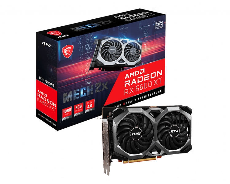کارت گرافیک AMD RX6600XT MECH 2X